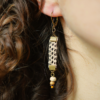 Boucles d'oreilles dentelle fine