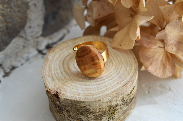 Bague en bois