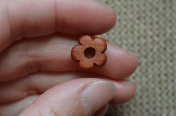 Petites créoles fleuries poirier – Image 2