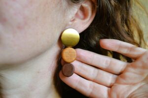 puces d'oreilles pendantes trio