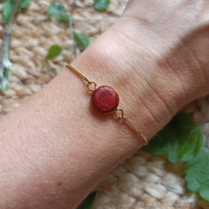 bracelet en bois de padouk
