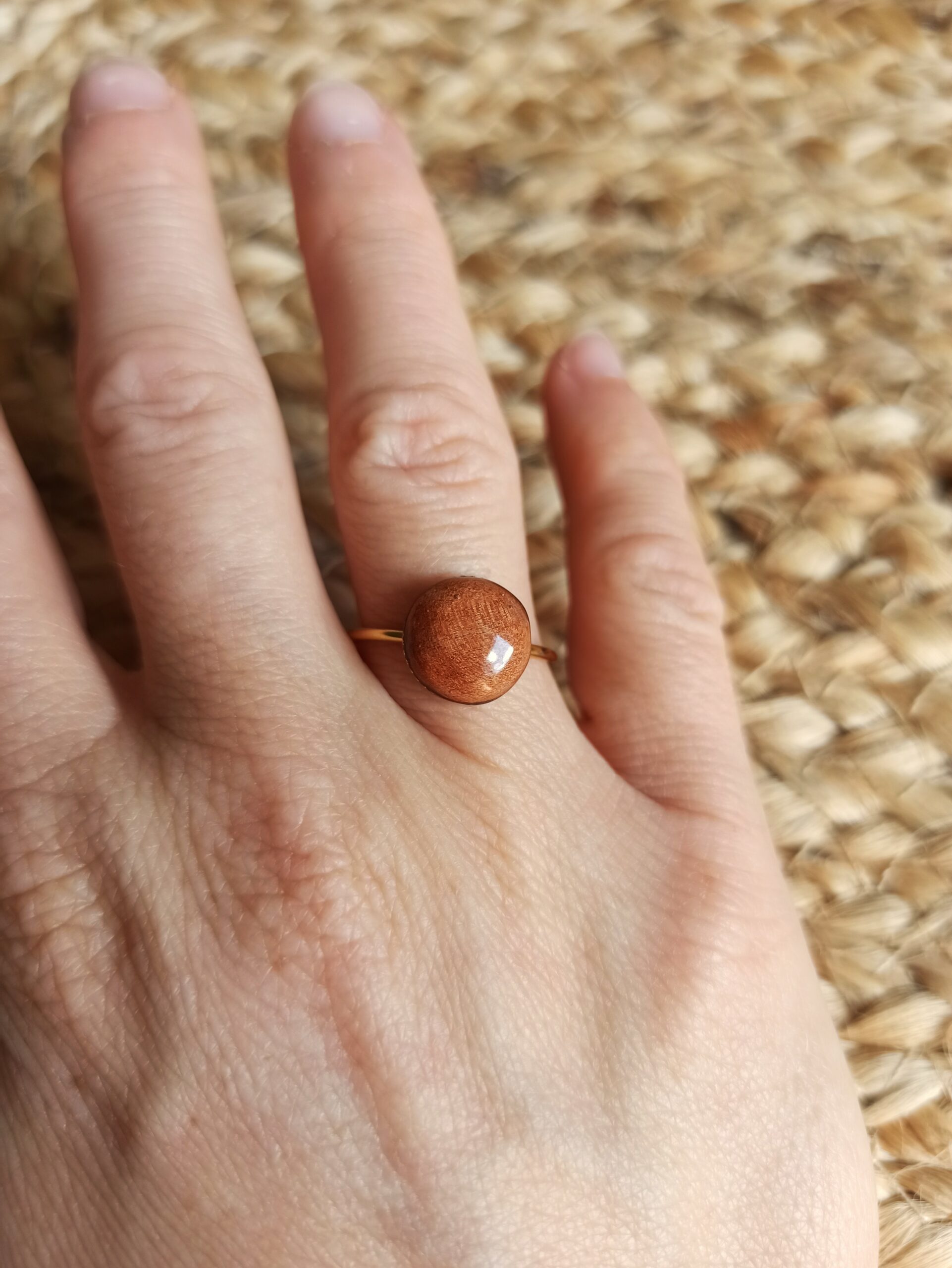 bague minimaliste poirier