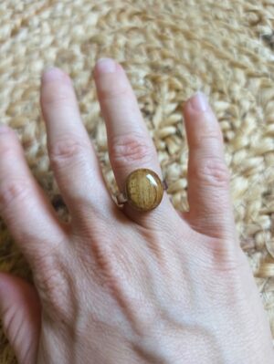 Bague en chêne - imparfaite