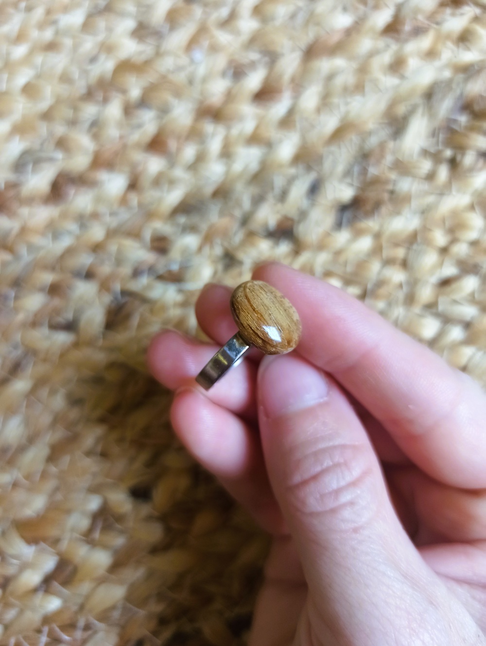 Bague en chêne - imparfaite – Image 5
